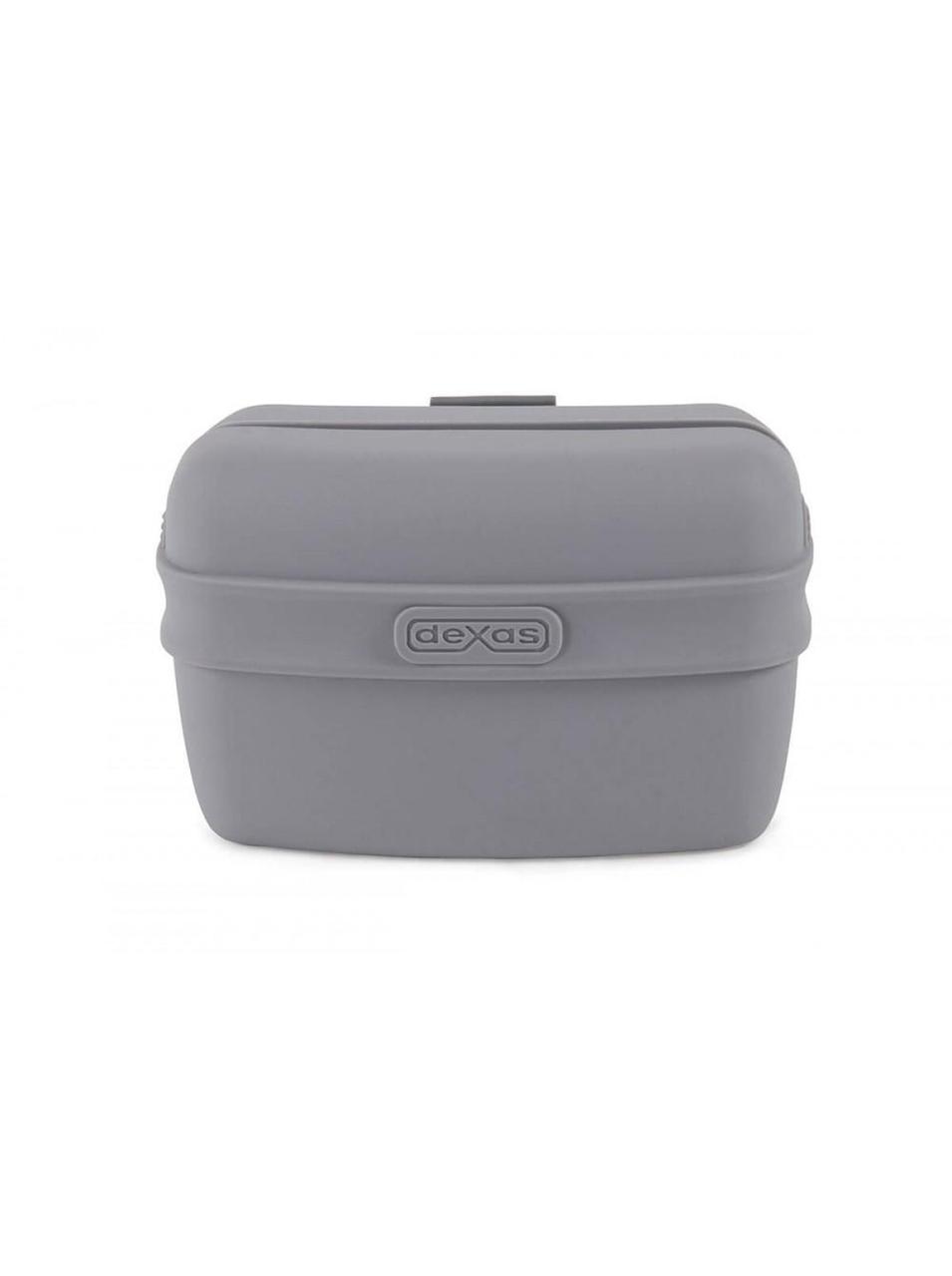 Сумка під ласощі для собак Dexas Pooch Pouch силіконова з кліпсою на пояс Сірий (PW600429), фото 1