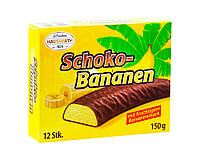 Банановое суфле в шоколаде Hauswirth Schoko-Bananen, 150 г (9001395710018)