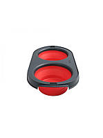 Миска подвійна для тварин Dexas Collapsible Pet Feeder складна 1200 мл червоний (dx30659)