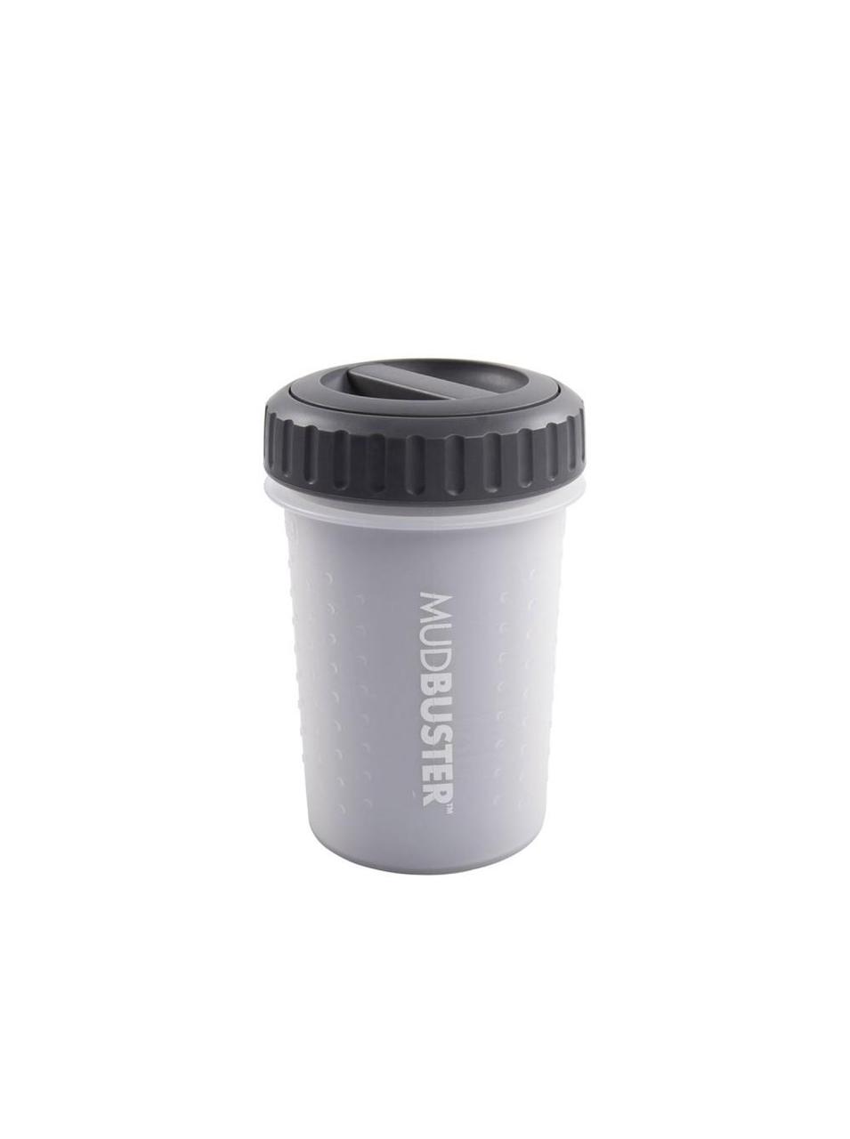 Лапомийка для собак Dexas MudBuster Lidded M з кришкою 15 см Сірий (PW710L-429)