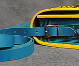 Жіноча шкіряна сумка ручної роботи (метод гарячого тиснення),  шкіряна сумка, фото 5