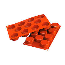 Силіконова форма для десертів CYLINDERS 55 мл Silikomart (SF204)