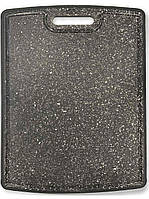 Двостороння кухонна антиковзка дошка Dexas PolyDuO Grippboard ПоліДуо L 37х28 см Темно-сіра/Сірий граніт (251-432-55-25)