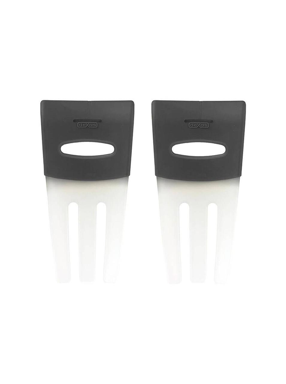 Набір лопаток Dexas Salad Hands Pair для салату та пасти 2 шт. 22 см сірий/білий (GSH3-432)