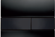 Панель змиву ТЕСЕsquare чорне скло, чорні клавіші