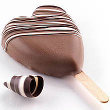 Набір форм для морозива з підносом HEART Silikomart (GEL03)