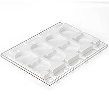 Набір форм для морозива з підносом КОТИК Silikomart (GEL08)