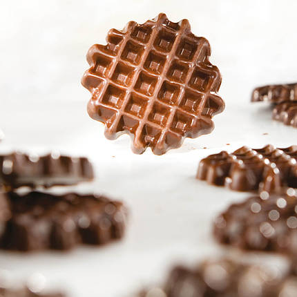 Форма для шоколаду полікарбонатна Бельгійські вафлі 7 г Chocolate World (1626 CW), фото 2