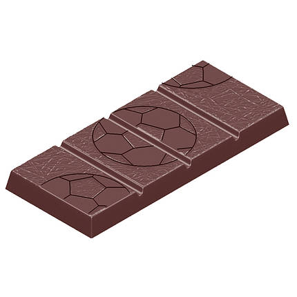 Форма для шоколаду полікарбонатна Футбольний м’яч 57 г Chocolate World (1620 CW), фото 1
