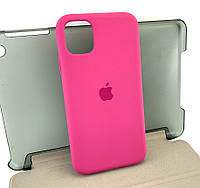 Чехол на iPhone 11 накладка бампер Soft Touch Full розовый силиконовый