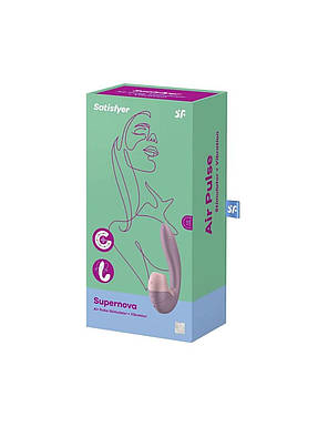 Вакуумний вібратор Satisfyer Supernova Old Rose, фото 3