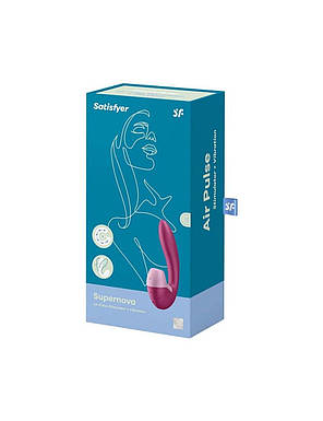 Вакуумний вібратор Satisfyer Supernova Berry, фото 4