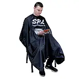 Пеньюар накидка перукарський Barber з прозорим вікном SPL 905073-22, фото 2
