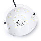 Професійна лампа UV/LED SUN F5 для сушіння гель-лаку з таймером та дисплеєм, 72 Вт. Рожевий, фото 3