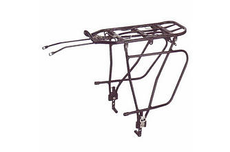 Багажник алюм. під диск. гальма. та сумку штани чорний KAIWEI KW-680-09