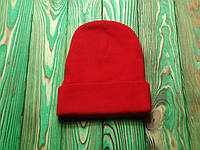 Шапки на зиму для подростков Елесе. Красная шапка. Шапки молодежные женские и мужские красные Ellesse