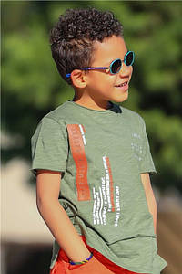 Легка футболка на хлопчика Хакі 5-8 років