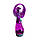 Ручний вентилятор із зволожувачем "Water Spray Fan" Фіолетовий, портативний вентилятор із розпиленням води, фото 6