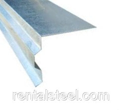 Планка торцева фігурна 313 оцинкована