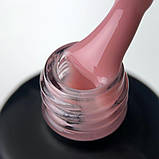 База камуфлювальна каучукова без пензлика з вузьким горлечком Nails Molekula Nude Natural Rubber Base 30 мл, фото 2