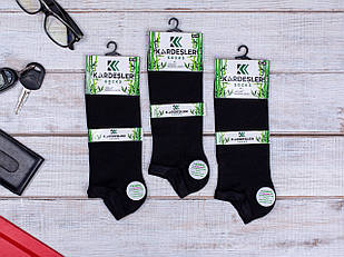 Чоловічі короткі шкарпетки KARDESLER з бамбука безшовні 40-46, 6 пар, Туреччина