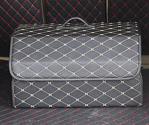 Органайзер складаний для багажника авто Варіанти Чорний з білим, 54*32*30 см