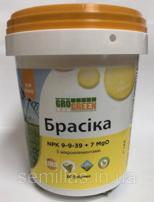 Добриво ГроГрін Брасіка (9-9-39) (GroGreen GL Brassica), 1 кг, гель