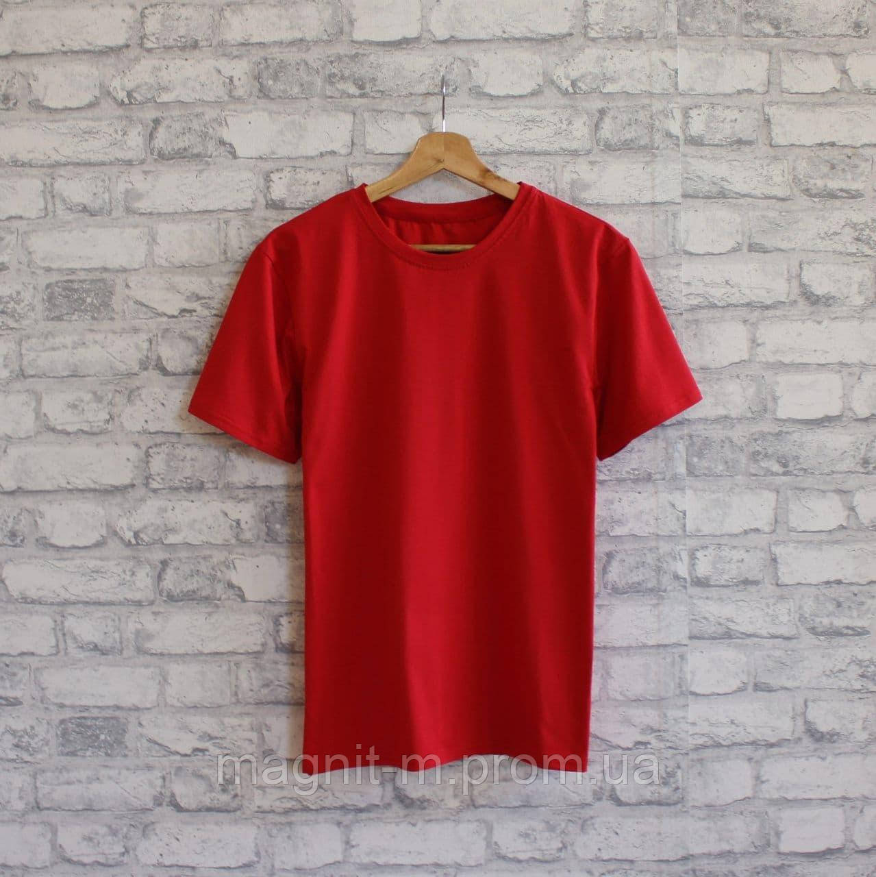 Жіноча футболка спринтом написи "Бережи голову, раптом там мізки" Червоний, M