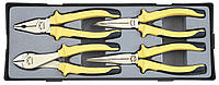 Набір шарнірно-губцевого інструменту 4 од. Force T5046 F