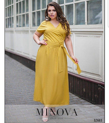 Недільна жіноча сукня, тканина "Софт" 50, 56, 58 розмір 50, фото 1