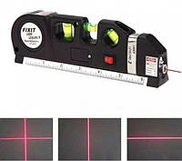 Уровень лазерный со встроенной рулеткой HLV Laser Level Pro 3 Строительный измерительный инструмент