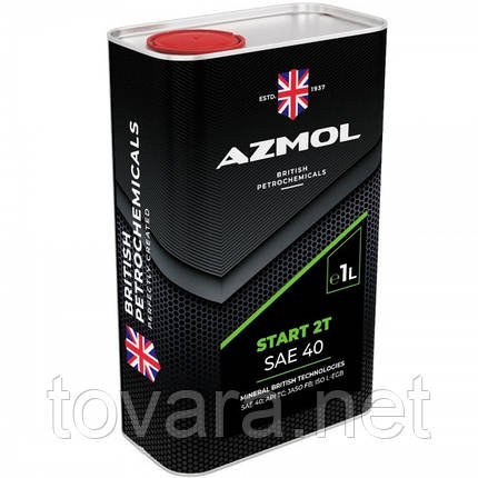 Олія для малої техніки Азмол Start 2T SAE 40 1 л No AT22010621, фото 1