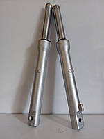 Передні амортизатори (пер'я) Honda Dio 18/27/34, Tact 24 (барабанне гальмо) гідравлічні