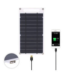 Зарядний пристрій Solar panel L1658 8W + 1xUSB Тонка сонячна панель