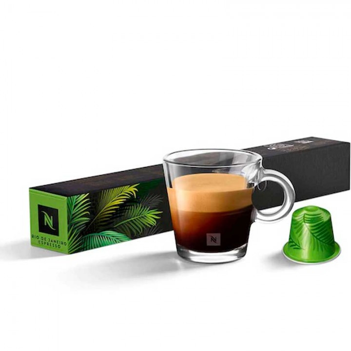 Кава в капсулах Nespresso Rio De Janeiro Espresso 9 тубус, Швейцарія Неспресо