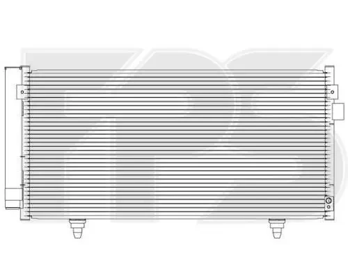Радіатор кондиціонера Subaru Forester (08-12), Subaru Impreza (07-11) (FPS)