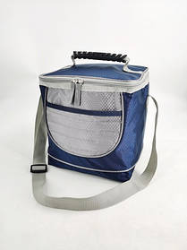 Сумка-холодильник 6 л Time Eco TE-3006, компактна термосумка для пікніка, Сірий