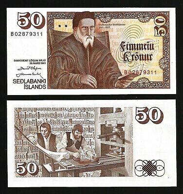 Ісландія/Iceland 50 Kronur 1981 Pick 49 UNC