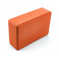 Блок для йоги EVA оранжевый (кирпич для йоги)