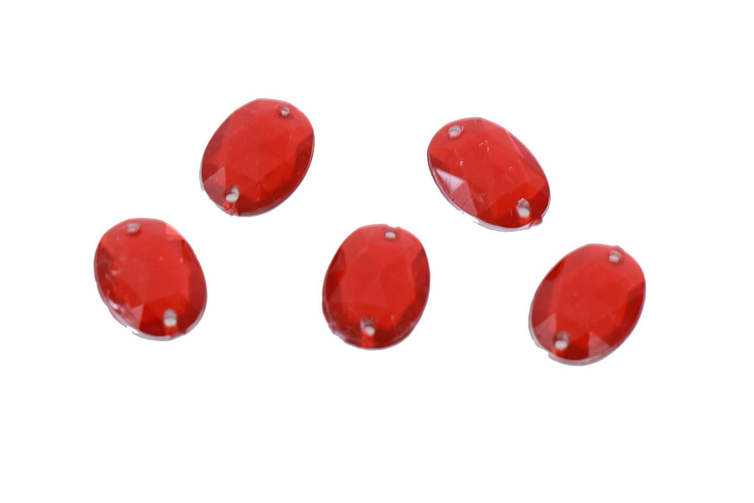 Стрази овал, пришивні 10х14мм, кольори, фото 1