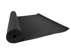 Килимок для фітнесу, йоги, Йогамат, Feel Fit Profi 173-61-0,5 см Чорний