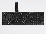 Клавиатура для ноутбука Asus K55V, Black, RU, без рамки, фото 2