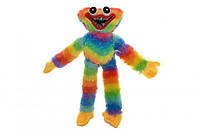 Мягкая игрушка Хаги Ваги и Киси Миси 45 см Huggy Wuggy Разноцветный Радужный