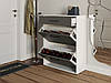 Полиця для взуття на 3 шухляди з ДСП, комод для взуття з шухлядами FT-7, фото 4