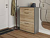 Полиця для взуття на 3 шухляди з ДСП, комод для взуття з шухлядами FT-7, фото 9