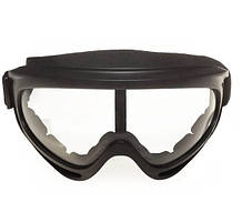 Захисні окуляри-маска на гумці з прозорими лінзами