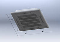 Экран-отражатель (дефлектор) для потолочного кондиционера Стандарт 950
