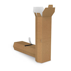 Картонна упаковка для шаурми, буріто. Крафт MAXI (50шт/уп)
