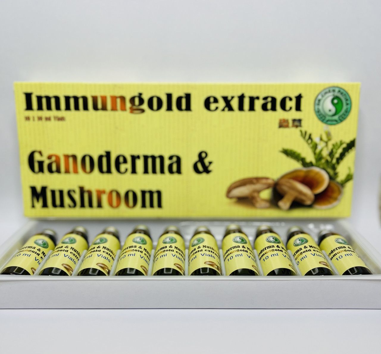 Еліксир Ганодерма Лінчжі (Рейші) Reishi Mushroom Шиїтаке імуностимулювальний препарат