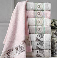 Набір 6 рушників Pupilla Marlin 50х90см (лицьові), бамбук